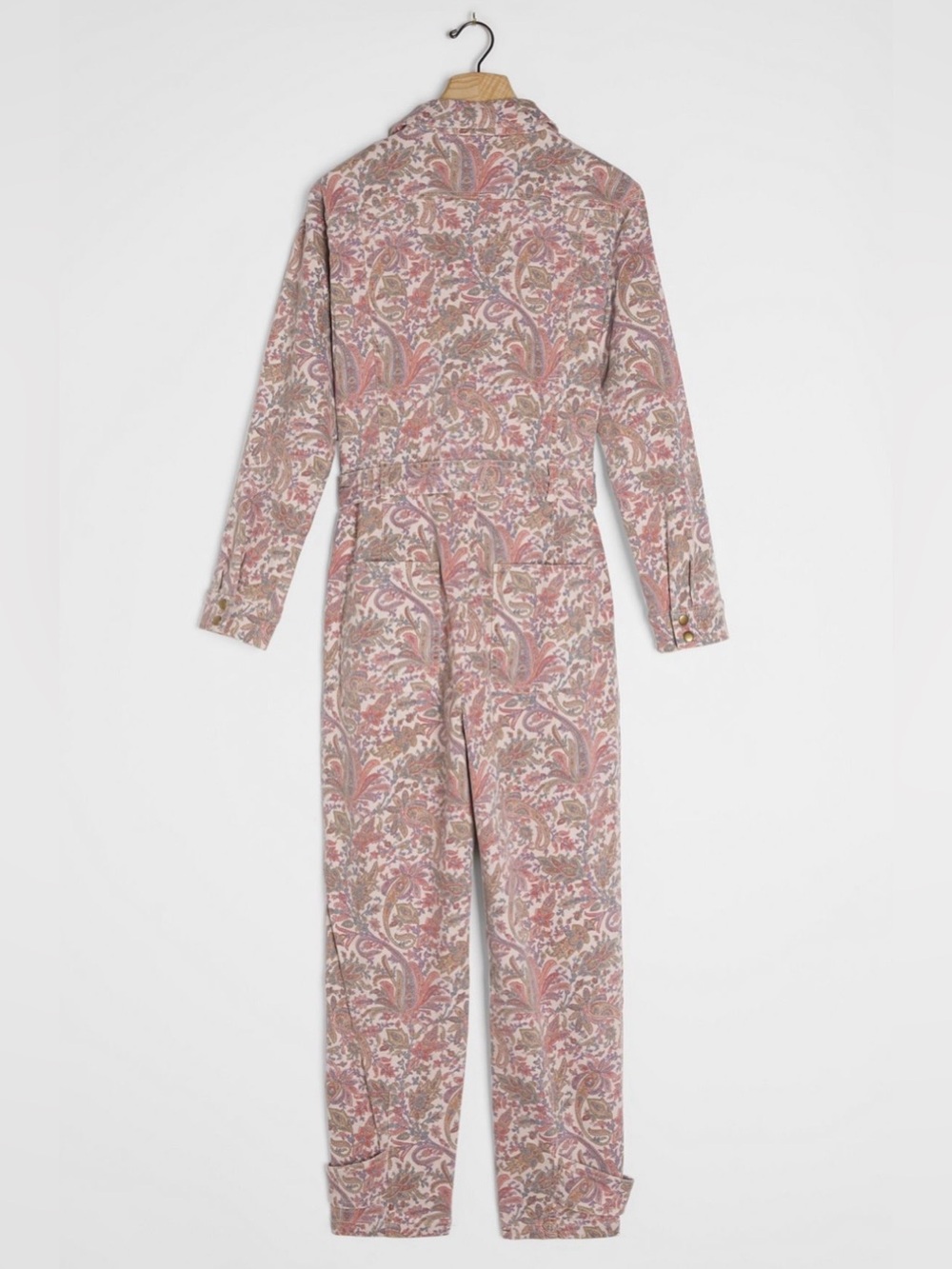 Anthropologie Paisley Utility Jumpsuit - Picture 2 of 14